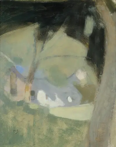 The Old Brewery (Composition), Helene Schjerfbeck