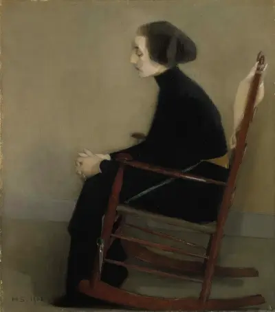 The Seamstress (The Working Woman), Helene Schjerfbeck