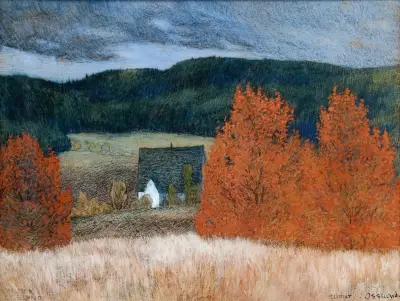 Höststämning Jämtland av Helmer Osslund