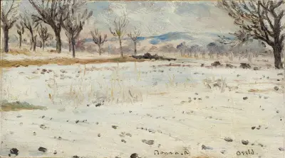 Vinterlandskap av Helmer Osslund