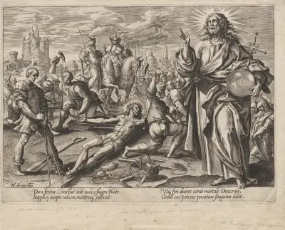 Christ av Hendrick Goltzius