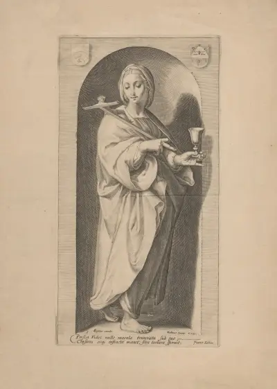 Faith av Hendrick Goltzius