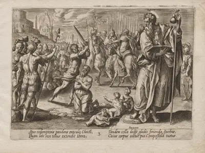 St. James the Great av Hendrick Goltzius