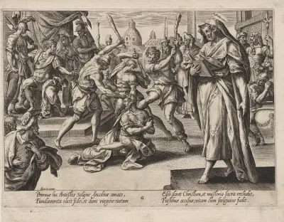 St. James the Less av Hendrick Goltzius