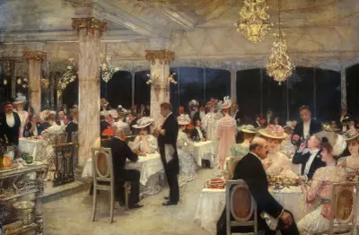 Armenonville, le soir du Grand-Prix., 1905 – Nr. 2 von Henri Gervex
