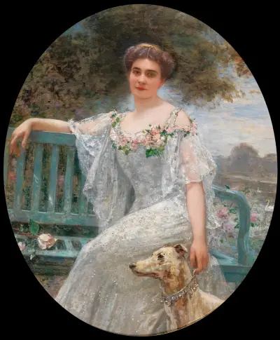 Damenportrait von Henri Gervex