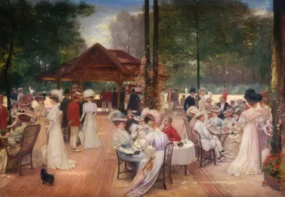 Le Cercle de l’île de Puteaux von Henri Gervex