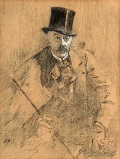 Portrait of the painter Alfred Stevens von Henri Gervex