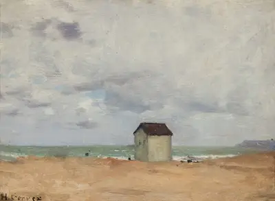 The Beach at Trouville von Henri Gervex