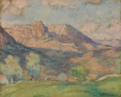 Le Baou de Vence av Henri Lebasque