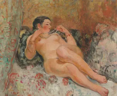Nu Allongée av Henri Lebasque