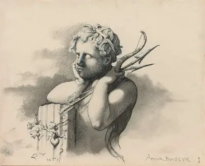 Amour boudeur von Henri Lehmann