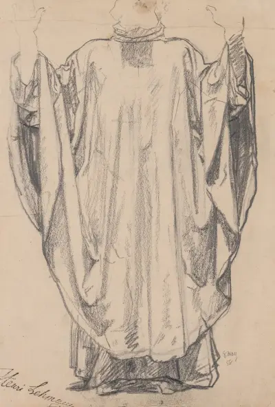 Costume Study von Henri Lehmann