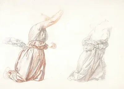 Etude de Draperie von Henri Lehmann