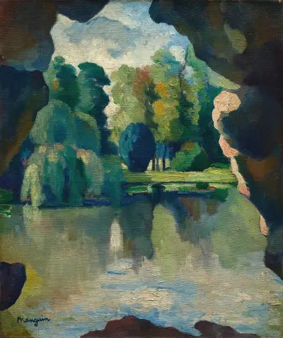 Der See im Bagatelle, Bois de Boulogne von Henri Manguin