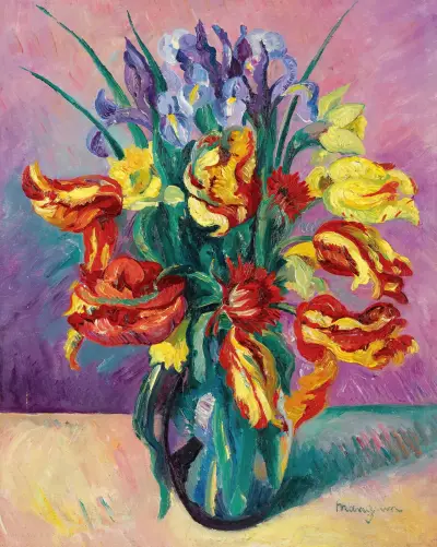 Papageientulpen von Henri Manguin