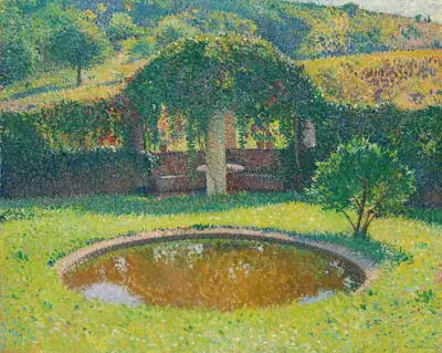 Bassin Et Tonnelle Sud-Ouest Du Parc De Marquayrol av Henri Martin