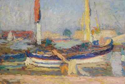 La Barque av Henri Martin