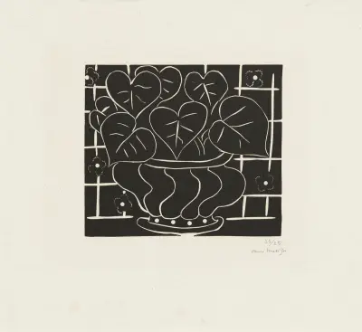 Corbeille de béganias I av Henri Matisse