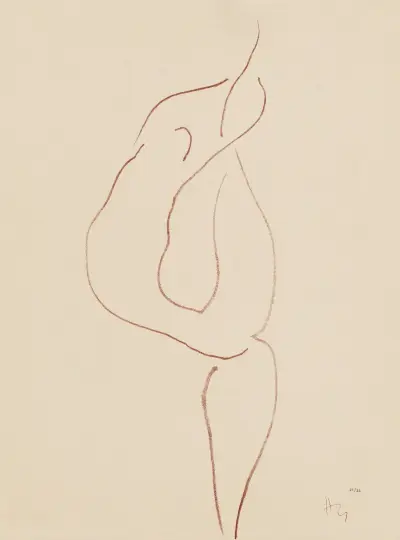 Danseuses acrobate Pl.03 av Henri Matisse