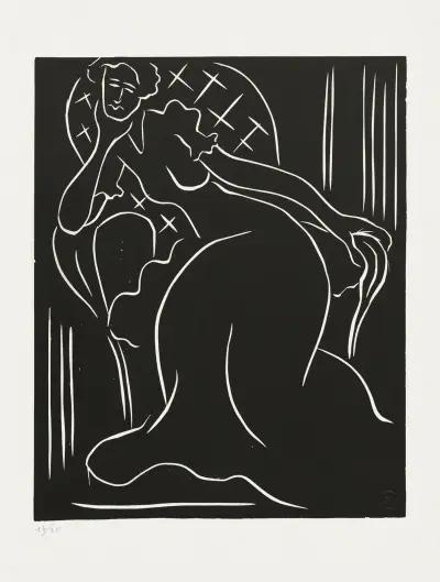 Femme au fauteuil av Henri Matisse