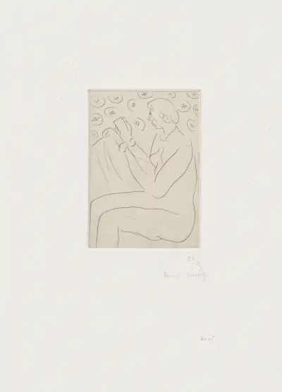 Lesende Frau, 1929 – Nr. 2 von Henri Matisse