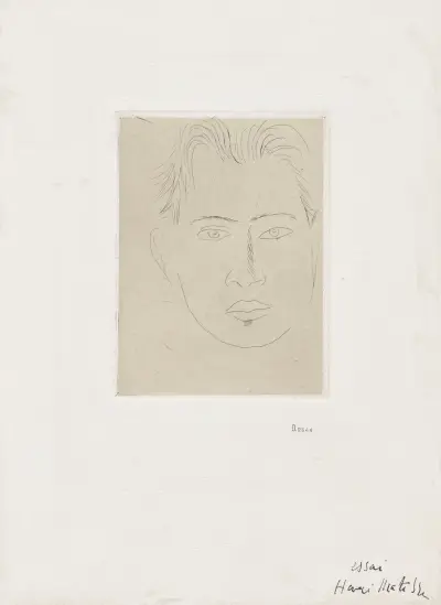 Grand masque Massia av Henri Matisse