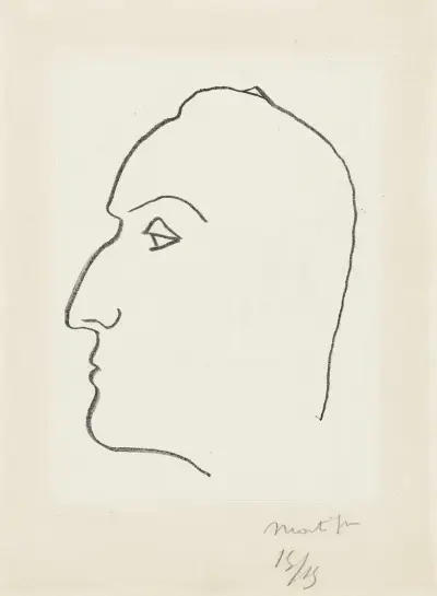 Henry de Montherlant, 1942 – nr 1 av Henri Matisse