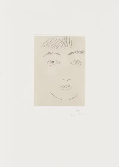 Josette Gris (Séraphique) av Henri Matisse