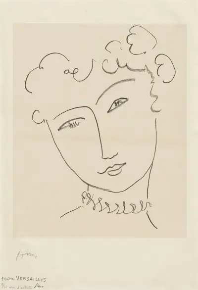 La Pompadour, 1951 – nr 2 av Henri Matisse