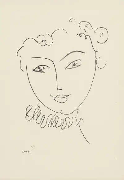 La Pompadour, 1951 – nr 5 av Henri Matisse