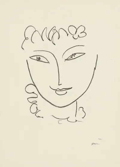 La Pompadour, 1951 – nr 7 av Henri Matisse