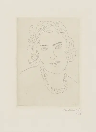 Le grand collier av Henri Matisse