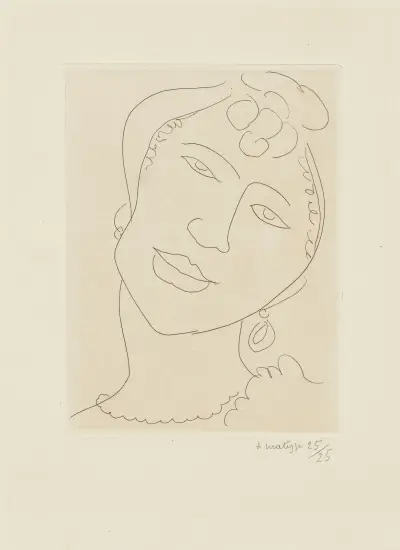 Martiniquaise, 1946 – nr 2 av Henri Matisse