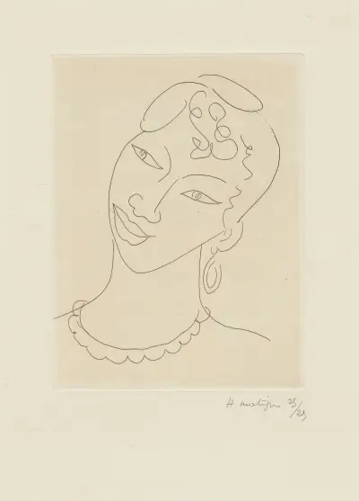 Martiniquaise, 1946 – nr 5 av Henri Matisse