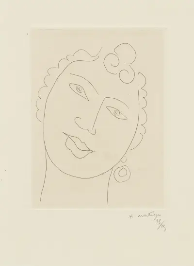 Martiniquaise, 1946 – nr 7 av Henri Matisse