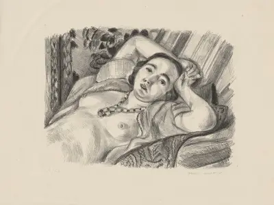 Odalisque au collier av Henri Matisse