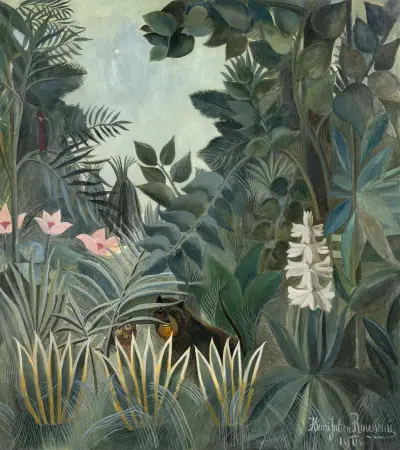 The Equatorial Jungle av Henri Rousseau