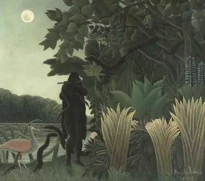 The Snake Charmer av Henri Rousseau