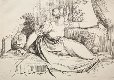 Evening Thou Bringest All av Henry Fuseli