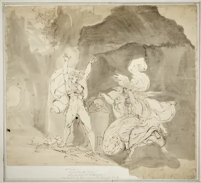 Macbeth and the witches av Henry Fuseli
