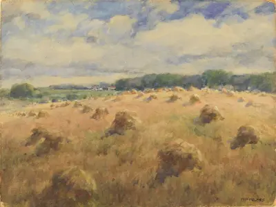 Maryland Wheat Fields av William Henry Holmes