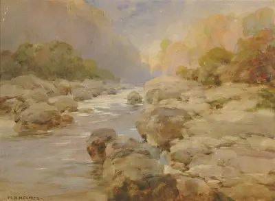 Unmodified Rock Creek, About 1910 av William Henry Holmes