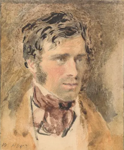Portrait of a Man av William Henry Hunt