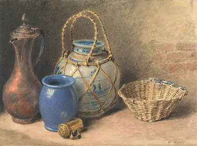 Still Life with a Ginger Jar av William Henry Hunt