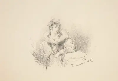 Portrait of a Woman, Henry Inman