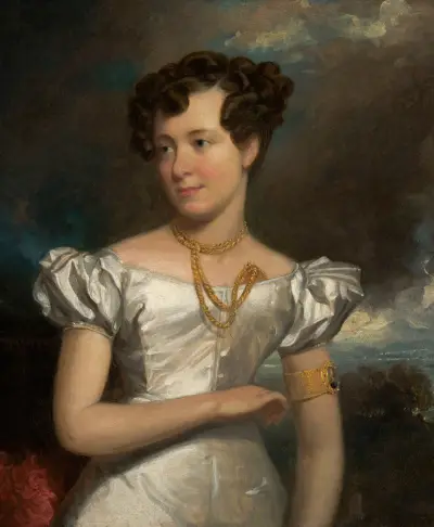Portrait of Clara Fisher, Henry Inman