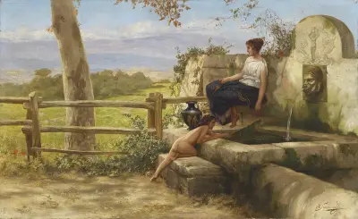 Am Brunnen von Henryk Siemiradzki