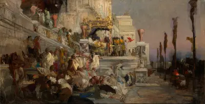 Studie zu „Neros Fackeln“ von Henryk Siemiradzki