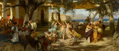Das Urteil des Paris von Henryk Siemiradzki